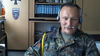 Oberstabsfeldwebel Richter in einem Zeitzeugeninterview im Juli 2020.