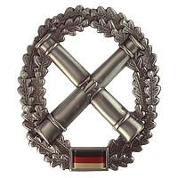 Cap badge of the artillery