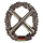 Cap badge of the artillery Cap badge of the artillery