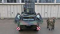 Fahrzeugaufnahme des Transportpanzers Fuchs