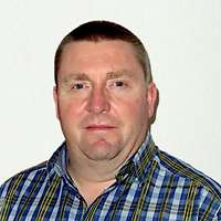 Ein Mann in Porträt