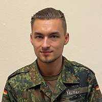 Porträt von einem Soldaten