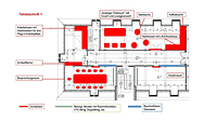 Grundriss des Innovationslabors mit Raumeinteilung