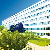 Gebäude des Planungsamtes der Bundeswehr als Farbzeichnung