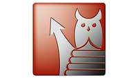 Logo mit Eule und Pfeil