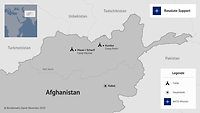 Karte Resolute Support