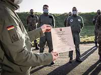 Die Urkunde Die Urkunde mit dem kompletten Text zu den 50.000 Flugstunden der Heron 1 in Afghanistanen Heron