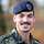 Ein Soldat mit Barett 
