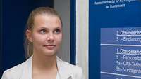 Offizierbewerberin Sophie Colnar ist gespannt auf das Assessment.