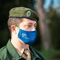 Ein Porträtbild eines brasilianischen Soldaten.