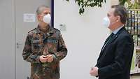 Im Gespräch lobte Landrat Jochen Hagt die Zusammenarbeit mit dem KVK, die seit vielen Jahren sehr gut funktioniere.