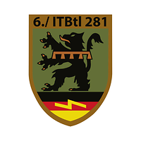 Wappen der 6. Kompanie des Informationstechnikbataillons 281 in Gerolstein.