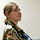 Eine Soldatin im Portrait