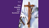 Eine Astgabel wird zum Kunstwerk