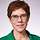Offizielles Portrait Autogrammkarte Ministerin Annegret Kramp-Karrenbauer Offizielles Portrait Autogrammkarte Ministerin Annegret Kramp-Karrenbauer