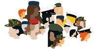 Diversity.Kopfbedeckungen Personen, Kopfbedeckung, Diversity
