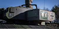 Detailaufnahme der MELLS-Waffenstation am Schützenpanzer Puma