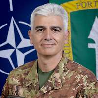 Porträt des stellvertretenden Kommandeurs des ARRC, Generalmajor Massimiliano Quarto 