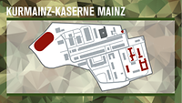 Lageplan der Kurmainz Kaserne