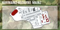 Kurmainz Kaserne Lageplan der Kurmainz Kaserne