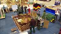 Die Ausstellungsfläche der Umweltschutzausstellung der Bundeswehr.
