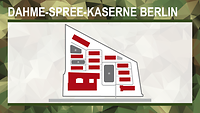 Kasernenplan Karrierecenter der Bundeswehr Berlin 