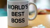 Tasse „Worlds best boss“