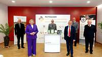 Schirmherrin, Schirmherr und Organisatoren des Projekts Mutmacher