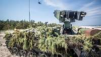 The Ozelot weapon carrier of 61 Surface-to-Air Missile Group.