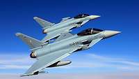 In Germany, the alert squadrons each consist of two Eurofighters.