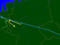 Part 3 of the flight routes of the passenger aircraft and the alarm rota. Part 3 of the flight routes of the passenger aircraft and the alarm rota.