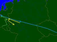 Part 3 of the flight routes of the passenger aircraft and the alarm rota.