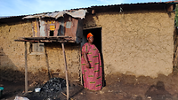 Burundi - Überlebende einer Überschwemmung. 