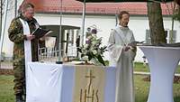 Gesang während des Taufgottesdienstes