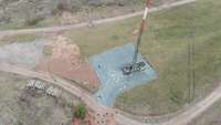 Luftbild der Antenne.