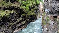 Blick in die Breitachklamm