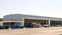 Neue Hangars Die neuen Hangars bekommen ein Gesicht