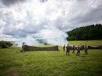 Masive Nebelentwicklung und eifrige Soldaten.