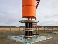 Funksendestelle Ramsloh Antennenfuß Alt-Text