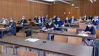 Während der Veranstaltung wurde auf die Einhaltung der Hygienemaßnahmen geachtet 