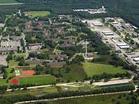 Luftaufnahme LogSBw Luftaufnahme der Logistischen Schule der Bundeswehr