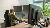 Arbeitsplatz im Zentrum