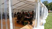 Truppenküche für die Reservisten