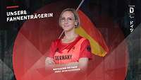 Portrait einer Sportlerin.