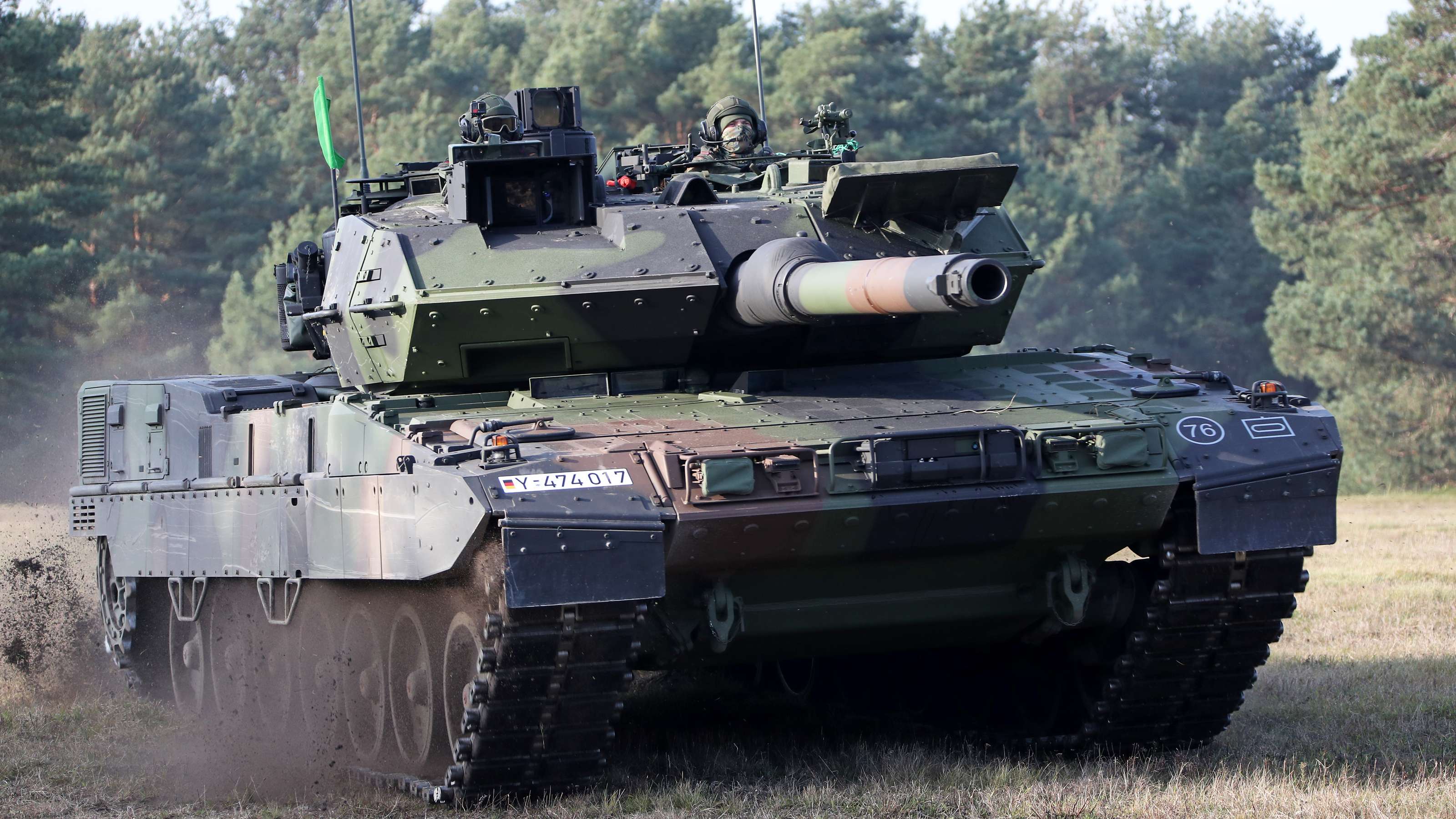 Kampfpanzer Leopard 2 A7V der Bundeswehr