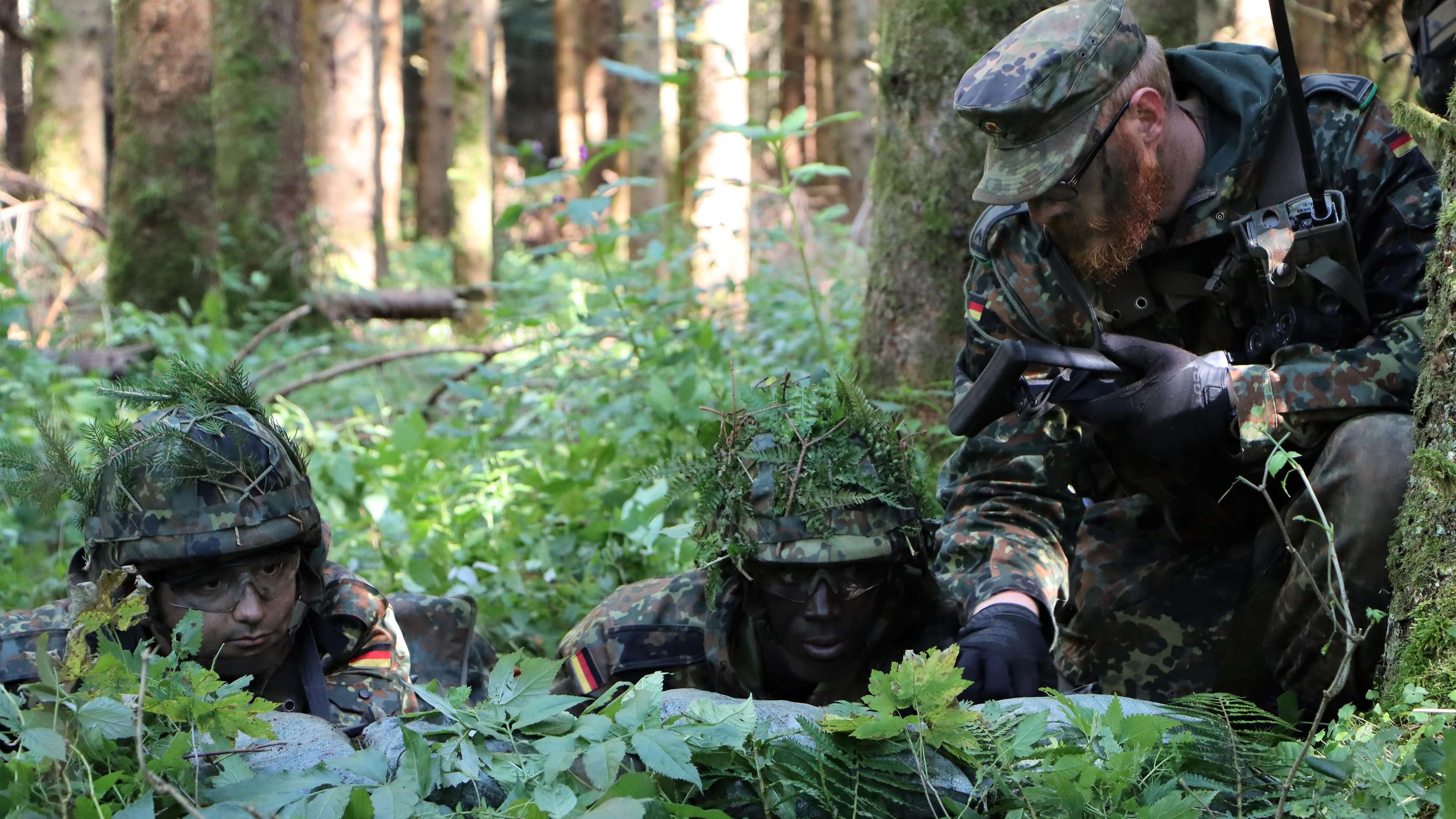 Grundausbildung bei den Gebirgsjägern der Bundeswehr