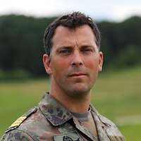 Ein Soldat im Porträt