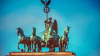 Die Quadriga auf dem Brandenburger Tor in Berlin.