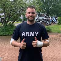 Frontalaufnahme des Spenders.