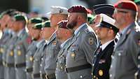 Angetreten Soldaten